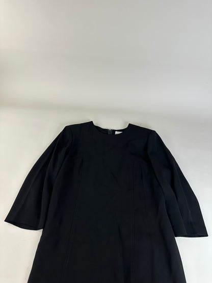 Vintage Givenchy Jersey Midi Dress Black M