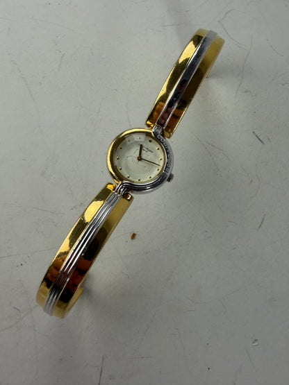 Vintage Courreges Bracelet Watch Gold Silver
