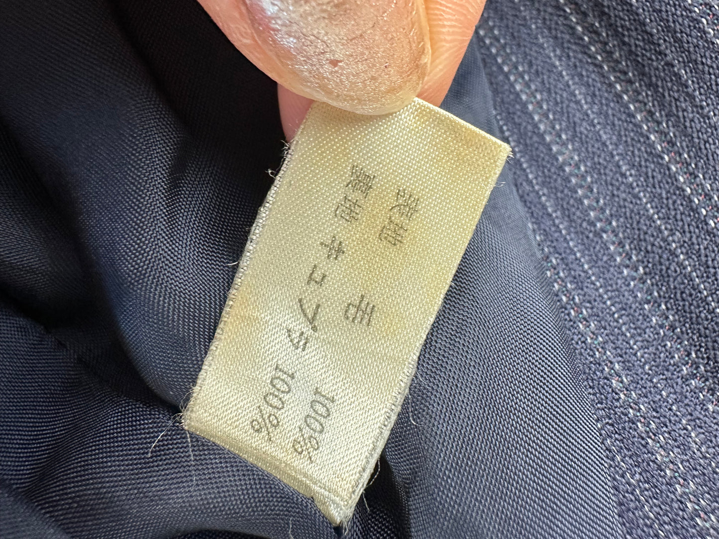 Vintage Chloe Wool Blazer Navy L