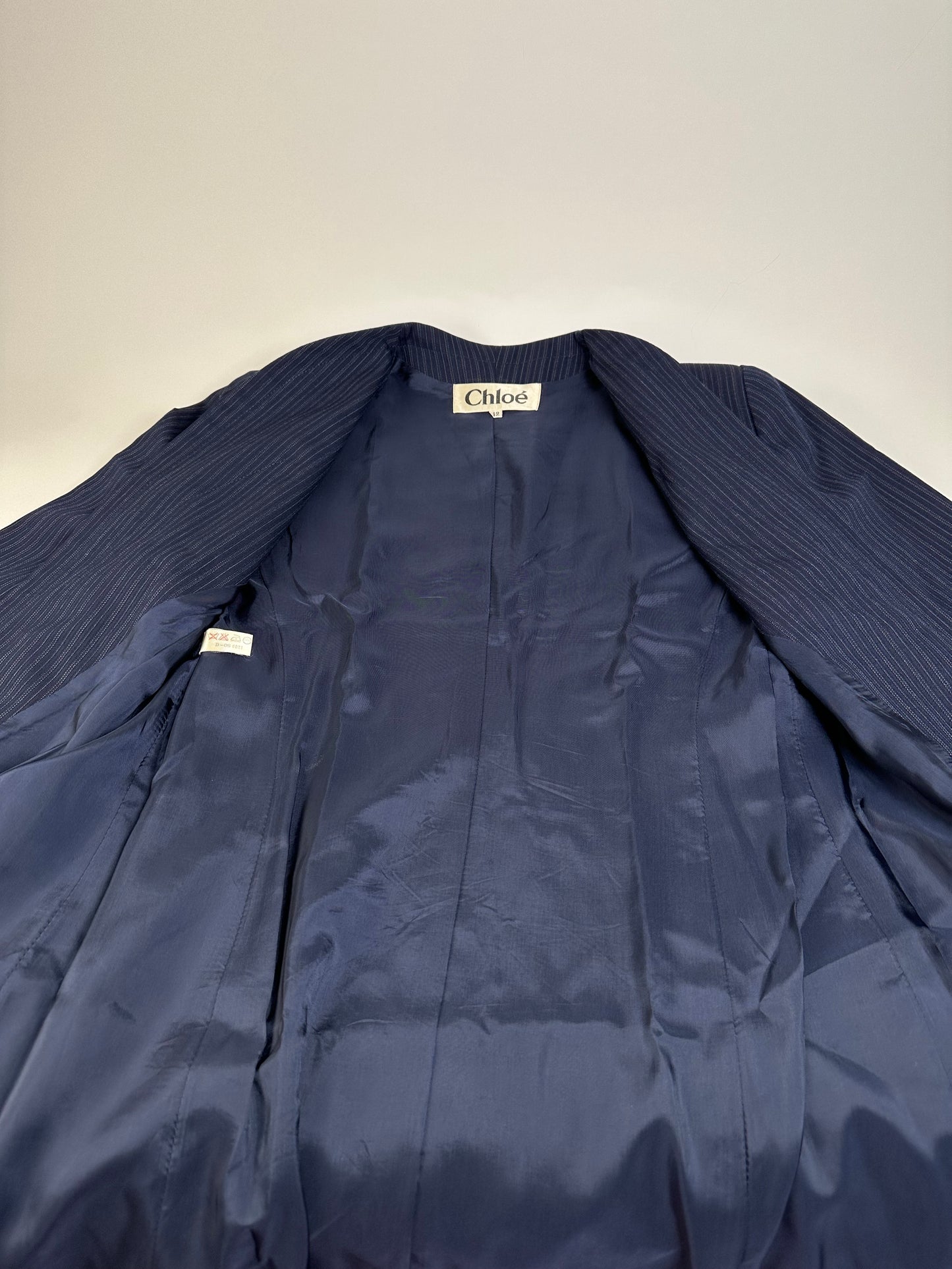 Vintage Chloe Wool Blazer Navy L