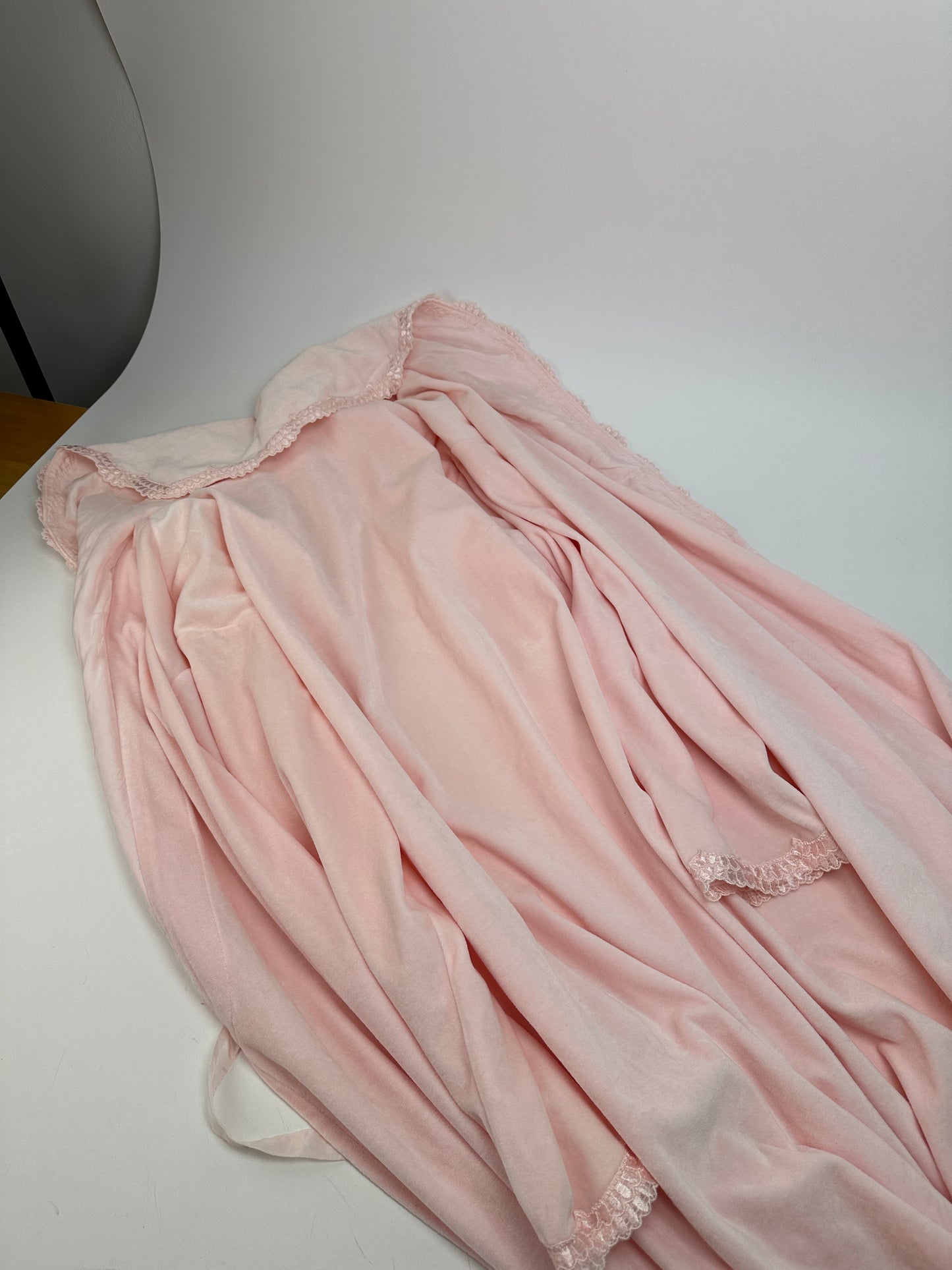 Vintage Christian Dior Velour Bathrobe Pink M
