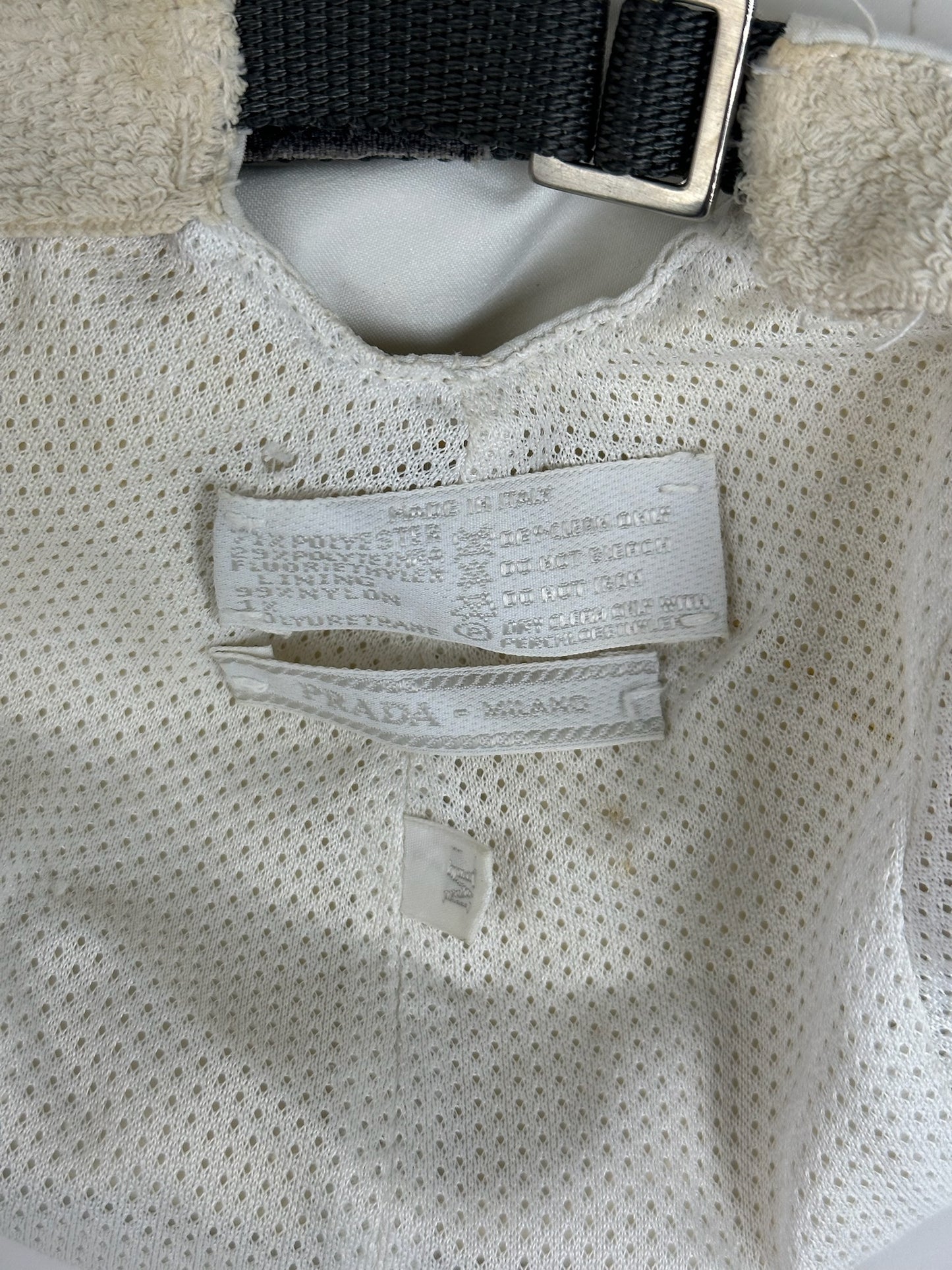 Vintage Prada Sport SnapBack White