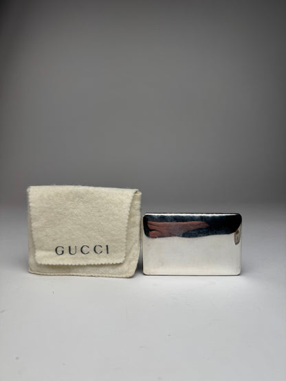 Vintage Gucci Sterling Silver Case Card Holder