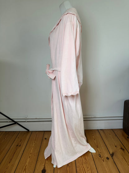 Vintage Christian Dior Velour Bathrobe Pink M