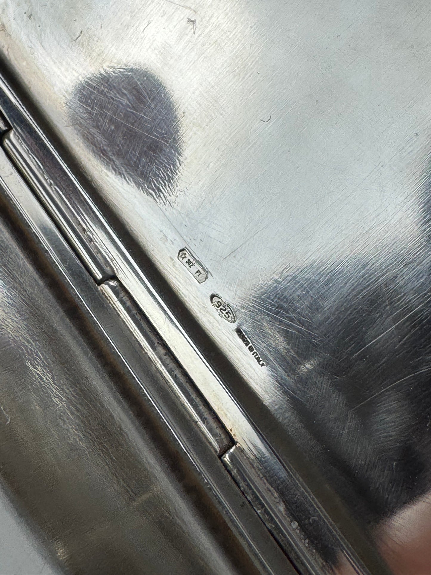 Vintage Gucci Sterling Silver Case Card Holder