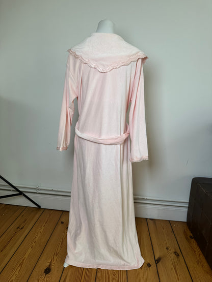 Vintage Christian Dior Velour Bathrobe Pink M