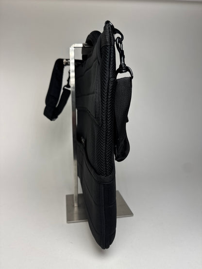 Sac vintage en toile Balenciaga à double sens noir