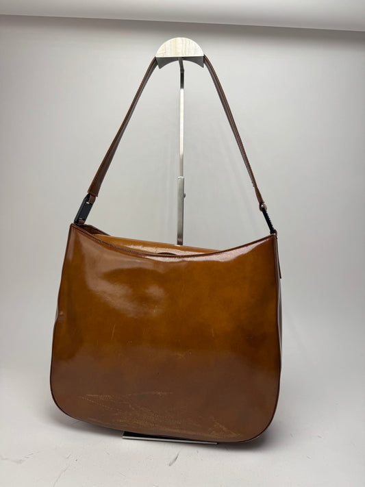 Vintage Givenchy Patent Leather Bag brown