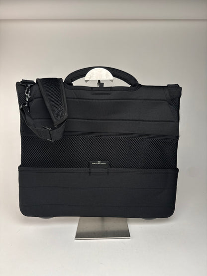 Sac vintage en toile Balenciaga à double sens noir
