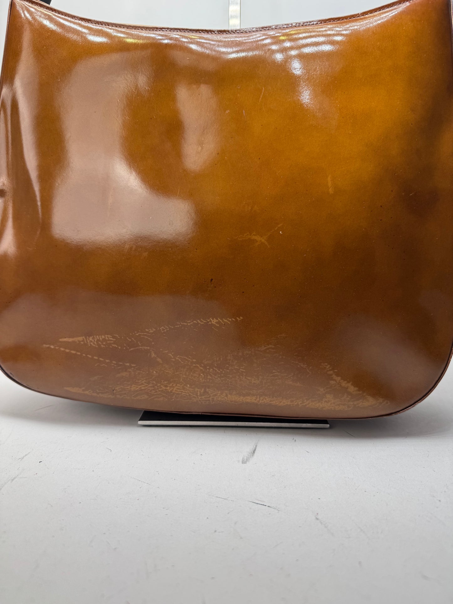 Vintage Givenchy Patent Leather Bag brown
