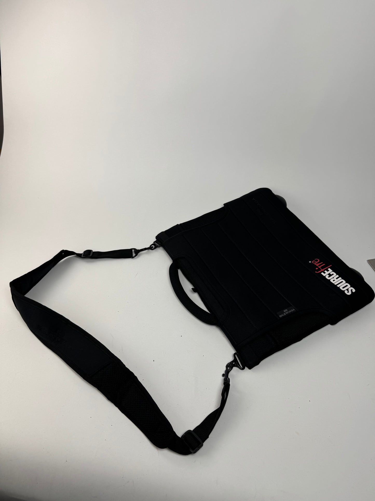 Sac vintage en toile Balenciaga à double sens noir