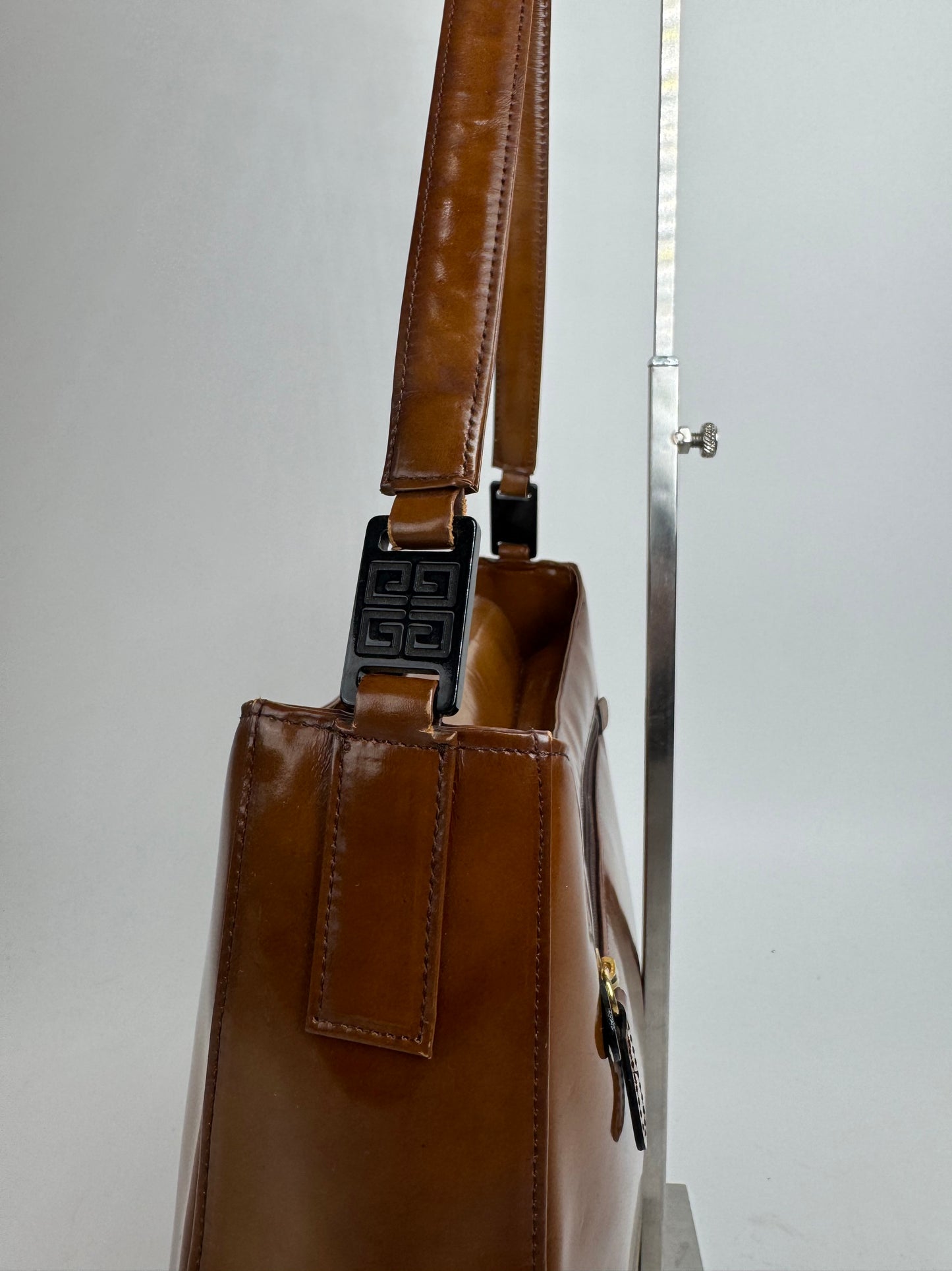 Vintage Givenchy Patent Leather Bag brown