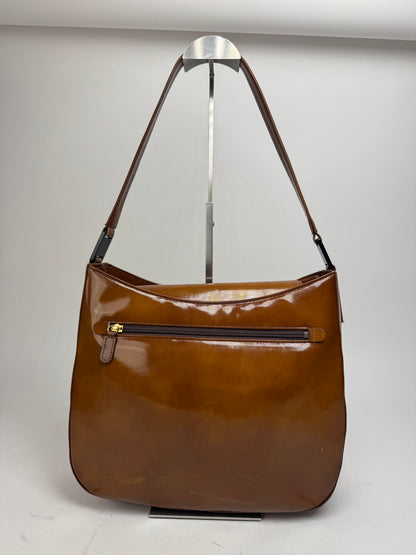 Vintage Givenchy Patent Leather Bag brown