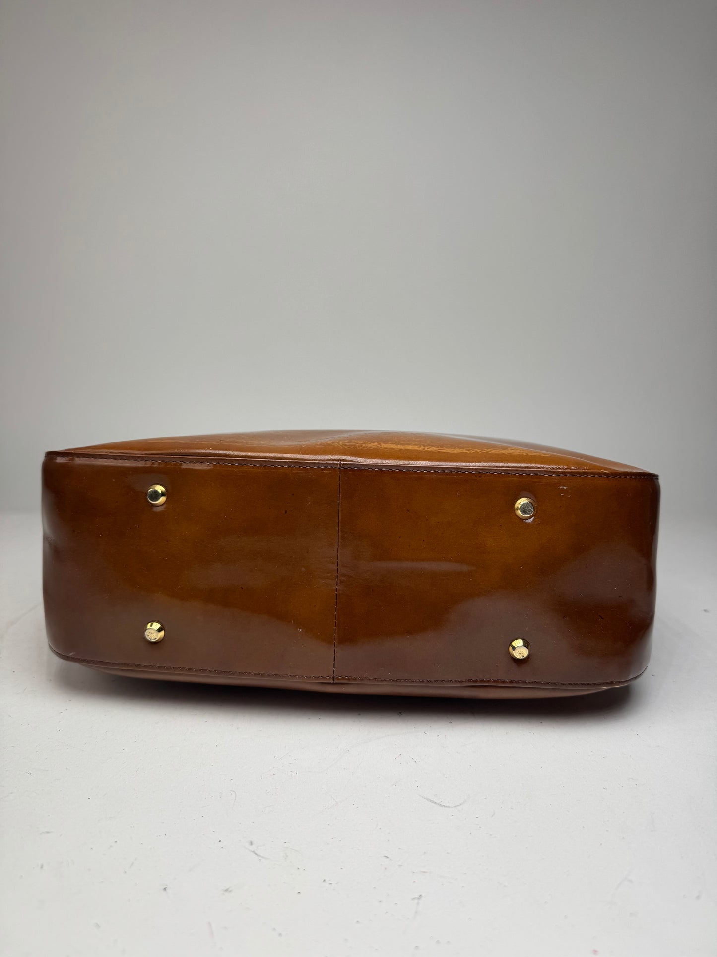 Vintage Givenchy Patent Leather Bag brown