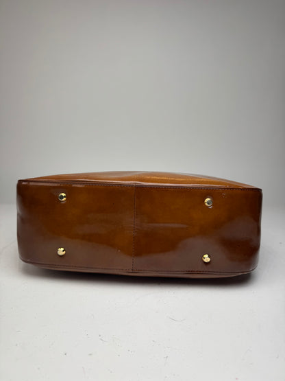 Vintage Givenchy Patent Leather Bag brown