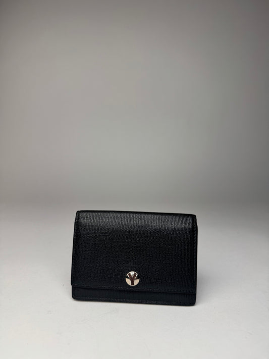Vintage Yves Saint Laurent Leather card Holder Black
