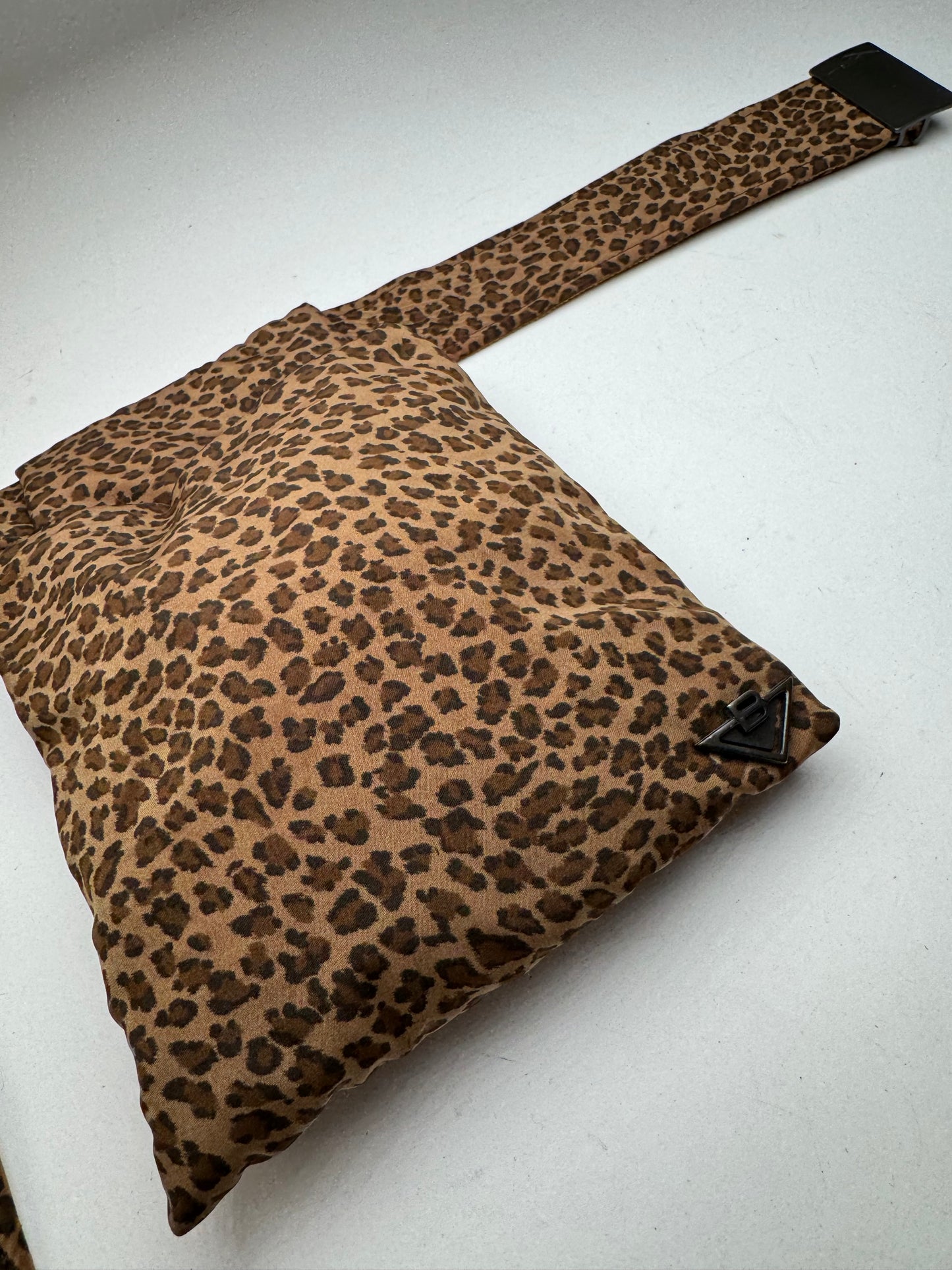Vintage Bottega Veneta Leopard Bum Bag Brown