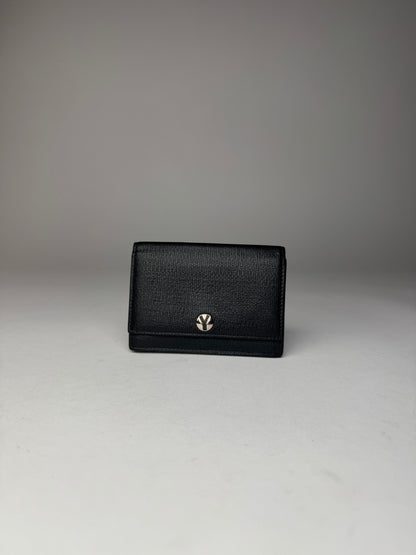 Vintage Yves Saint Laurent Leather card Holder Black