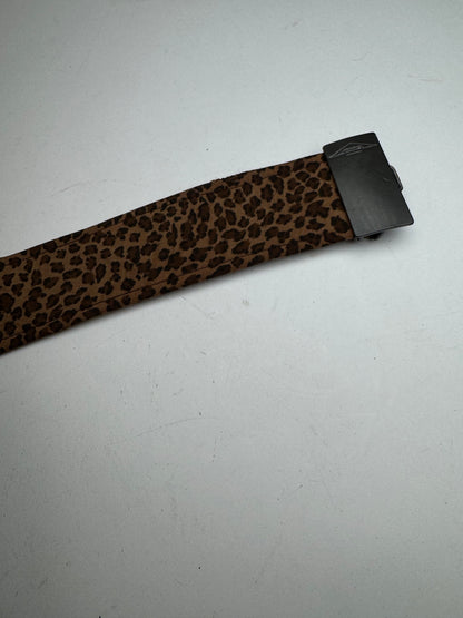 Vintage Bottega Veneta Leopard Bum Bag Brown