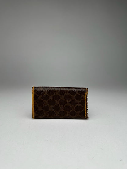 Vintage Celine Paris Leather Key Holder Brown