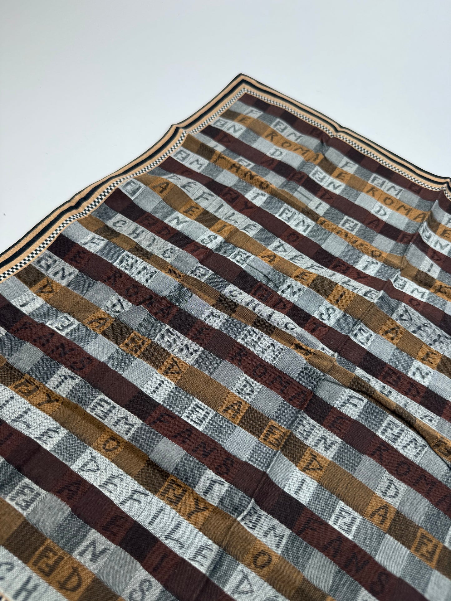 Vintage Fendi Scarf Brown