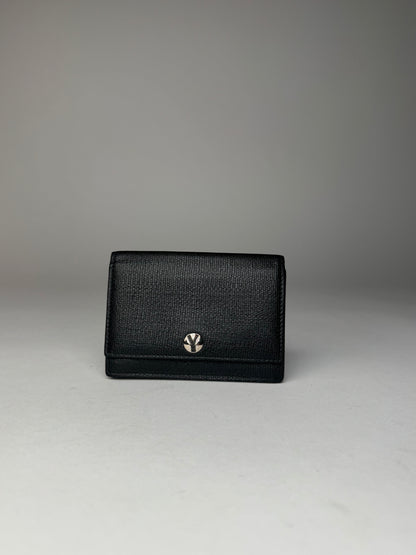 Vintage Yves Saint Laurent Leather card Holder Black