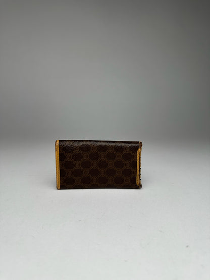 Vintage Celine Paris Leather Key Holder Brown