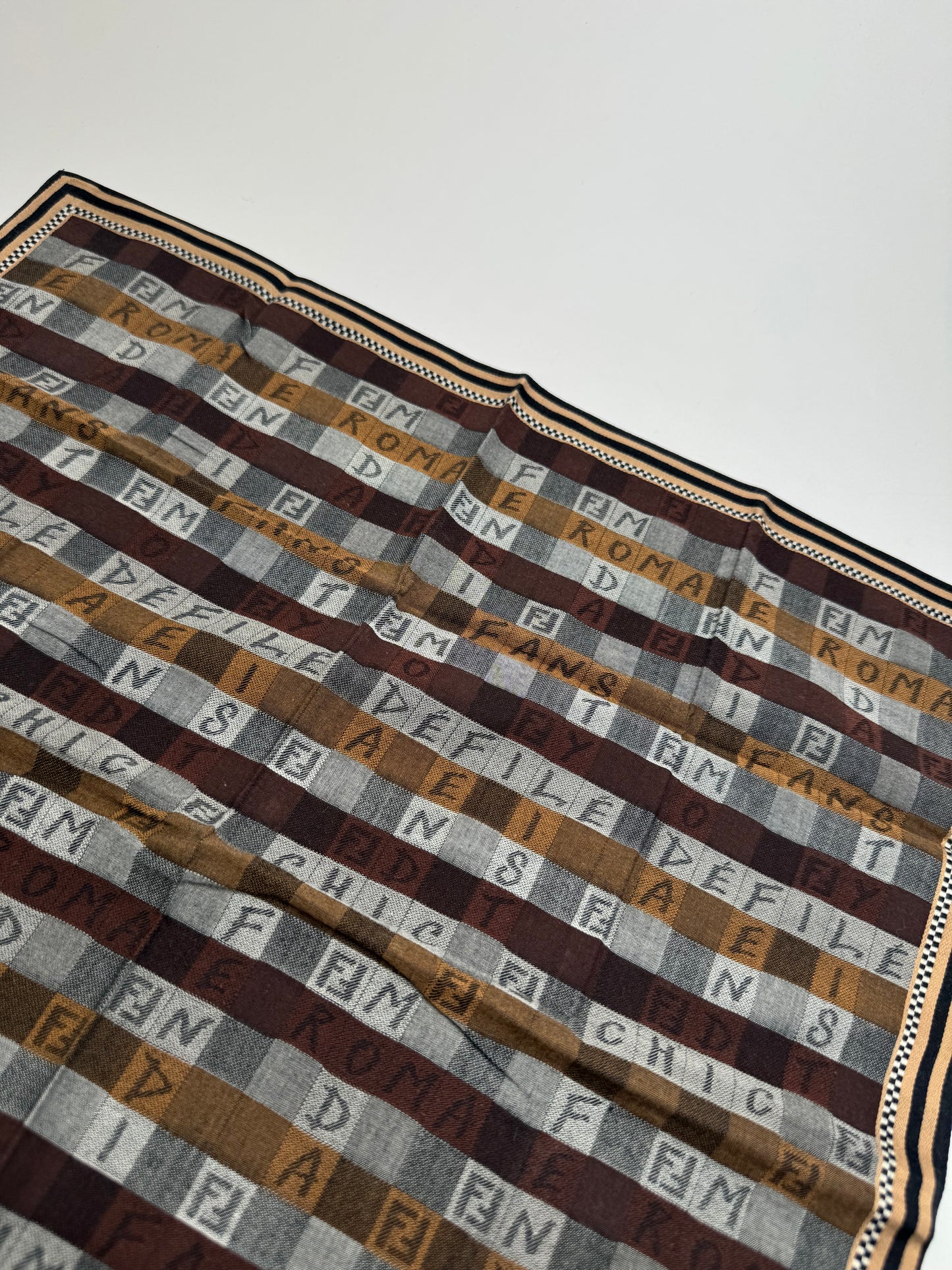 Vintage Fendi Scarf Brown