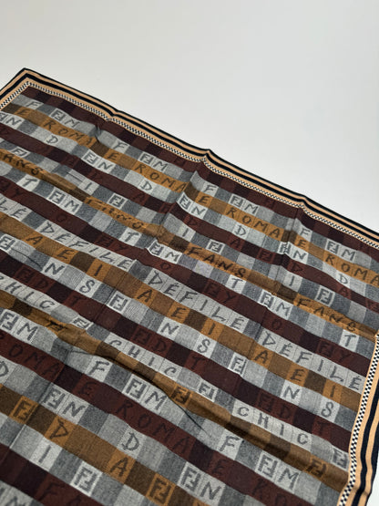 Vintage Fendi Scarf Brown