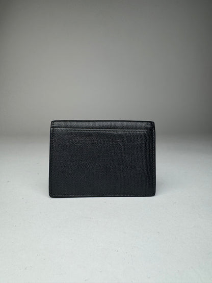 Vintage Yves Saint Laurent Leather card Holder Black