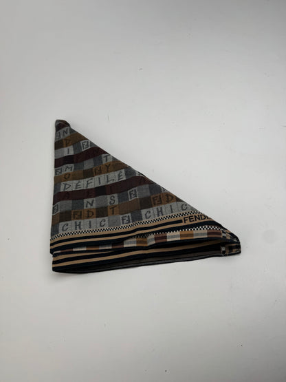 Vintage Fendi Scarf Brown