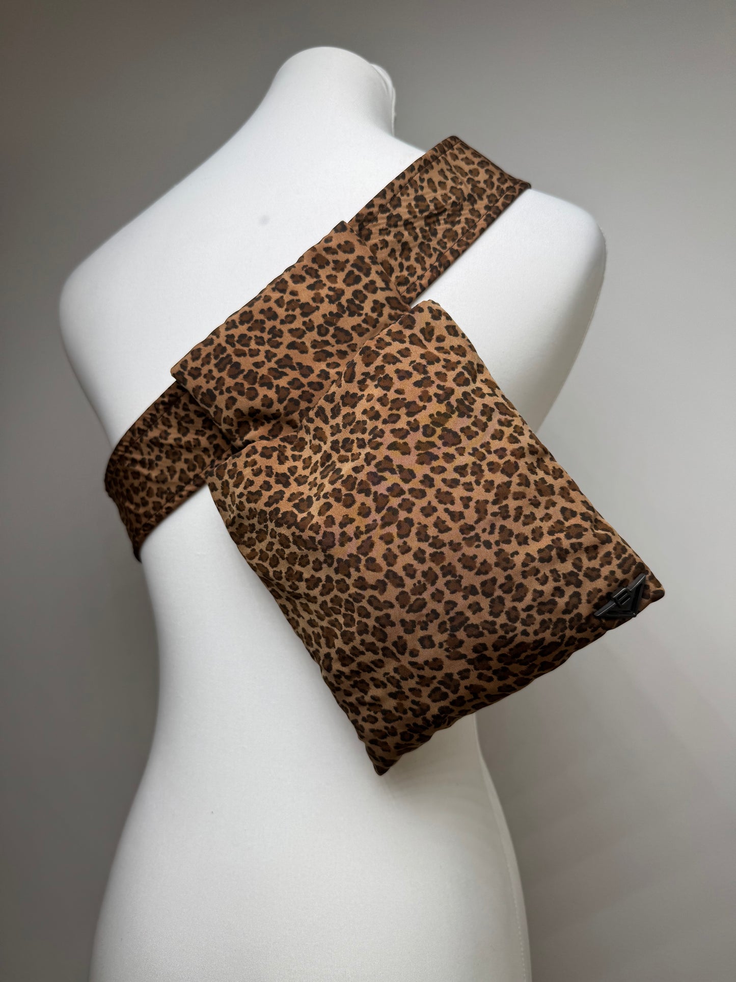 Vintage Bottega Veneta Leopard Bum Bag Brown