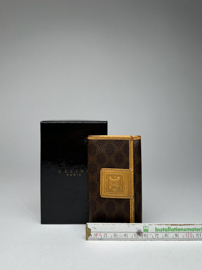 Vintage Celine Paris Leather Key Holder Brown