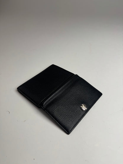 Vintage Yves Saint Laurent Leather card Holder Black
