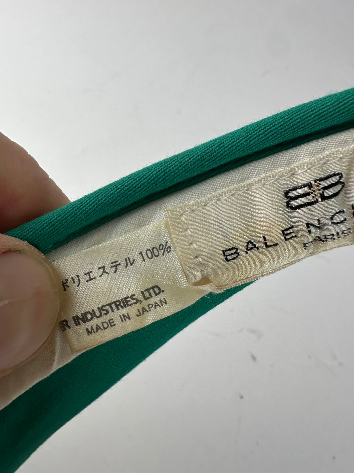 Vintage Balenciaga Suncape Green Unisex