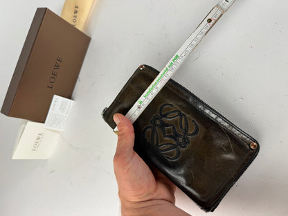 Vintage Loewe Madrid Anagram Leather Wallet Brown