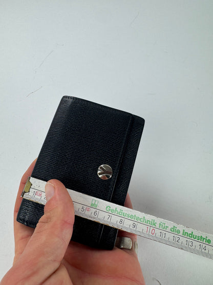 Vintage Yves Saint Laurent Leather card Holder Black