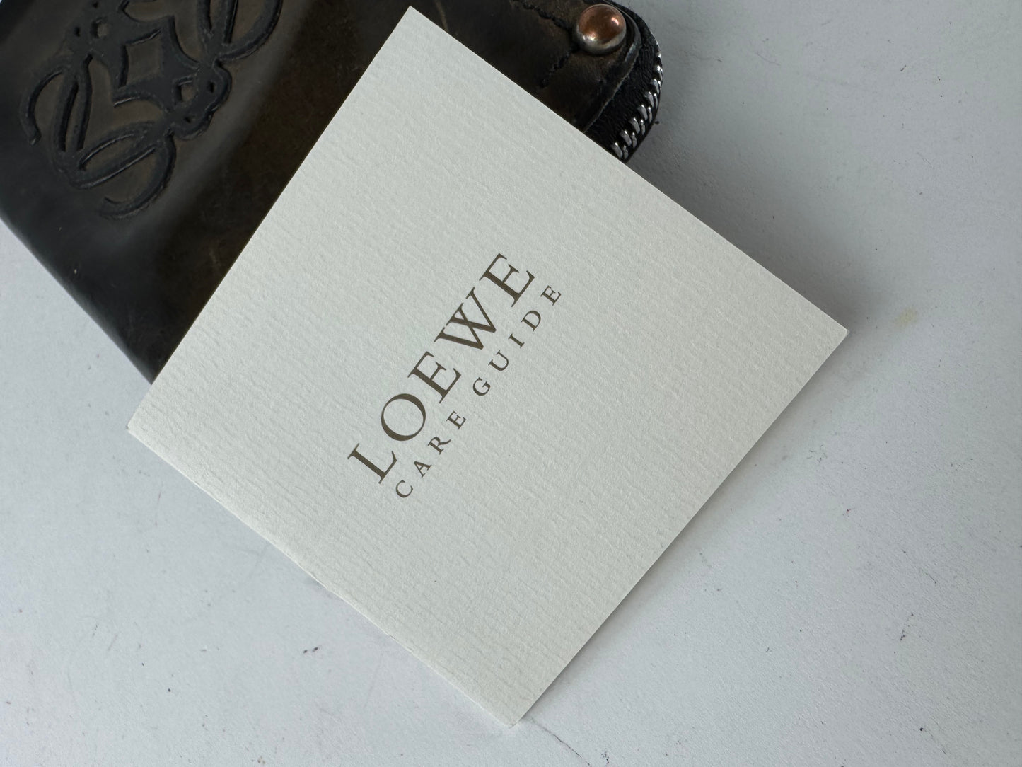 Vintage Loewe Madrid Anagram Leather Wallet Brown