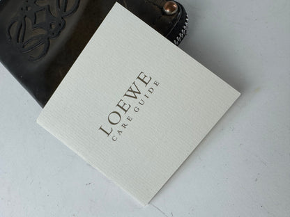 Vintage Loewe Madrid Anagram Leather Wallet Brown