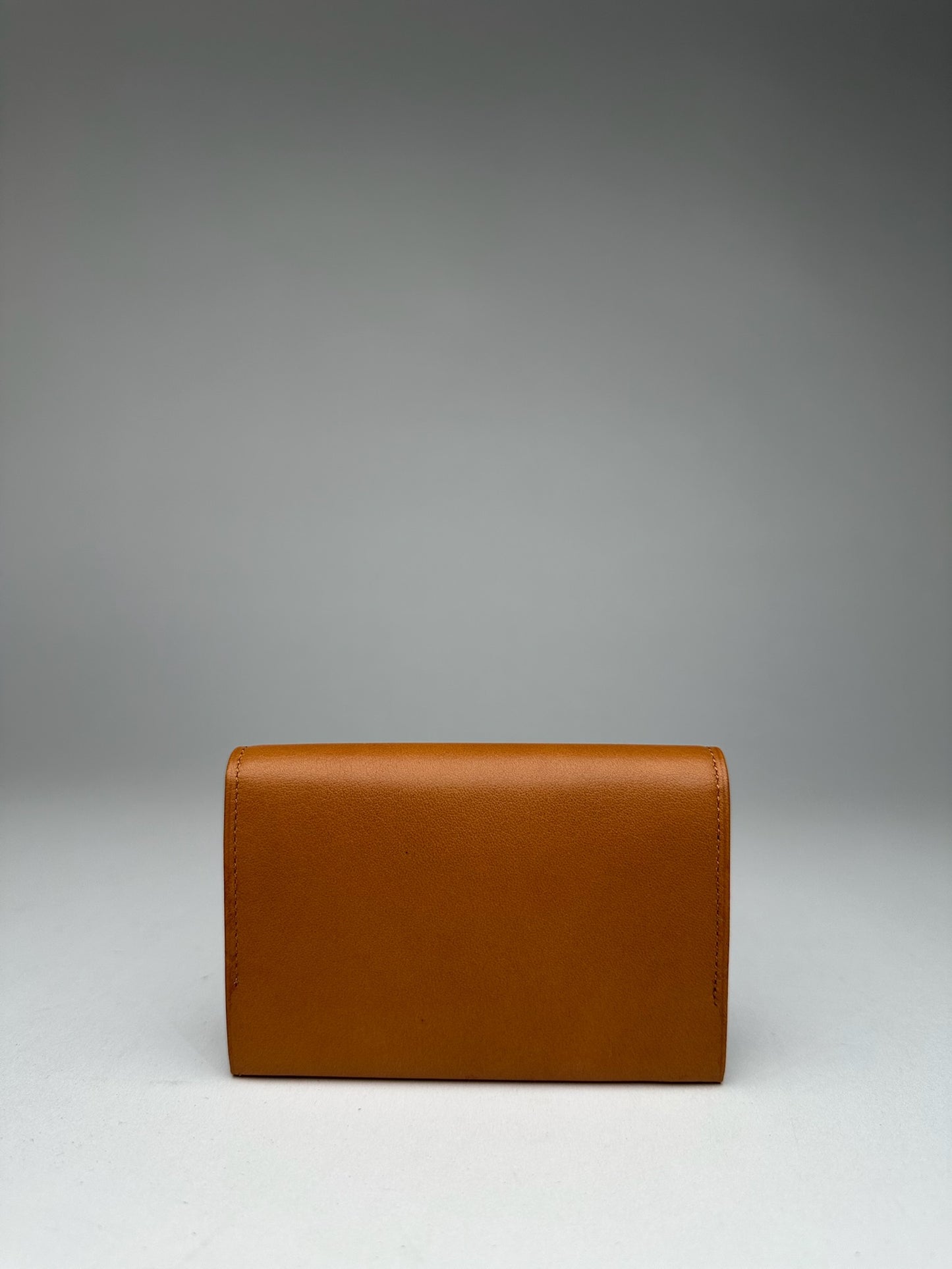 Vintage Yves Saint Laurent Leather Card Holder Brown