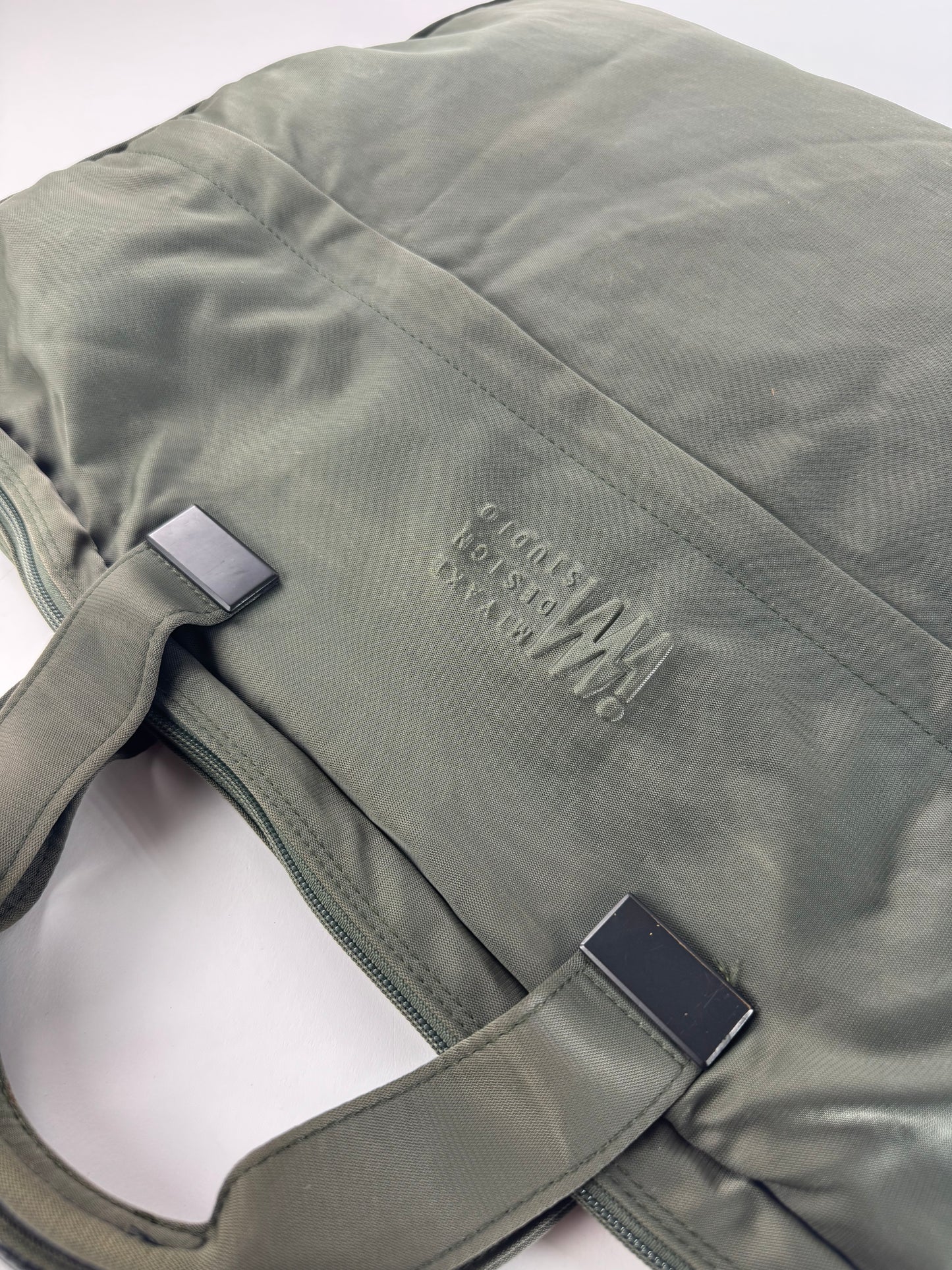 Vintage Issey Miyake Polyester Travel Bag Khaki