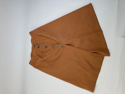 Vintage Ferragamo Wool Blend Skirt Tan M