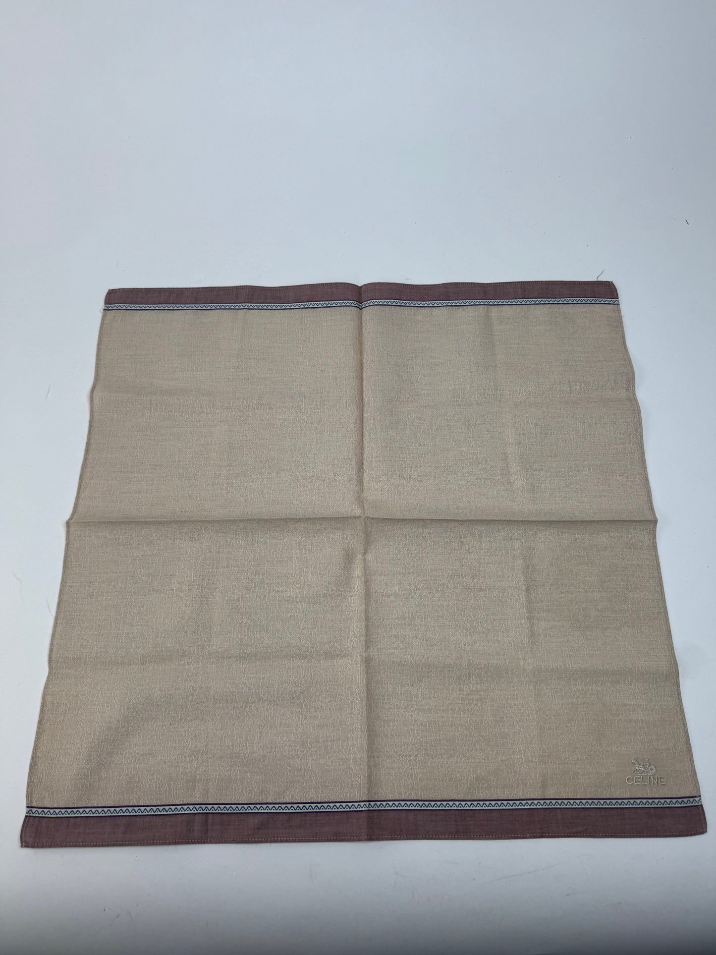 Vintage Celine Scarf Beige brown