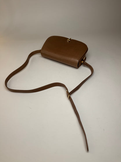 Vintage Paolo Gucci Leather Bag Brown