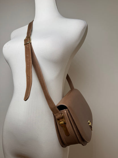 Vintage Paolo Gucci Leather Bag Brown