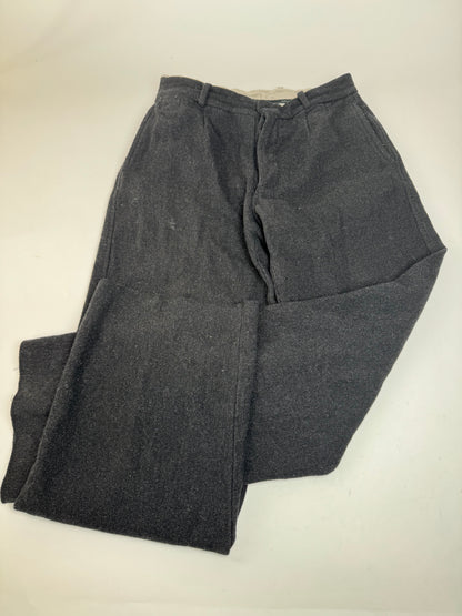 Vintage Dolce & Gabbana Wool Pants Black 46/S