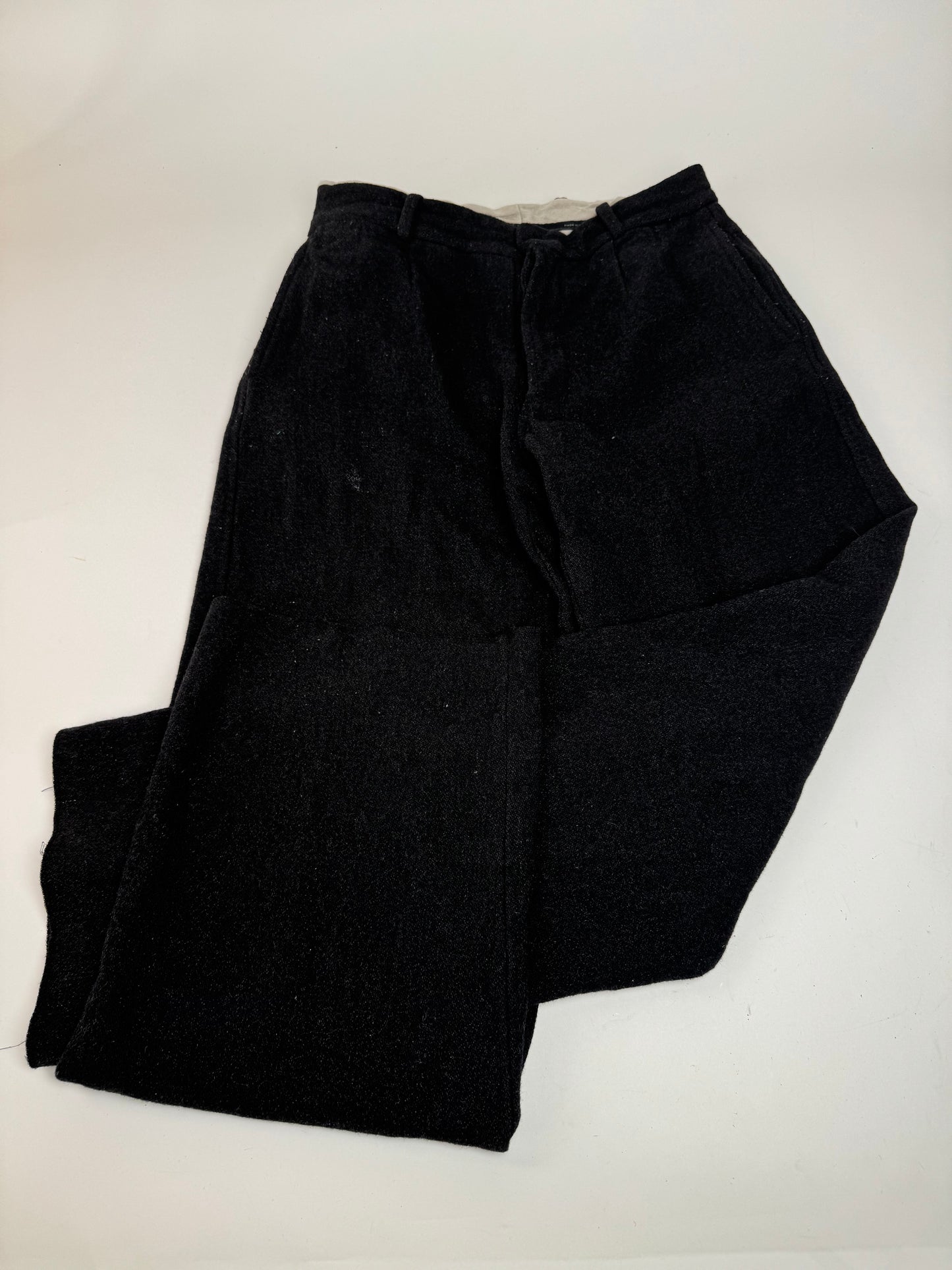 Vintage Dolce & Gabbana Wool Pants Black 46/S