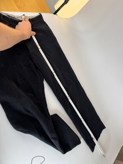 Vintage Dolce & Gabbana Wool Pants Black 46/S