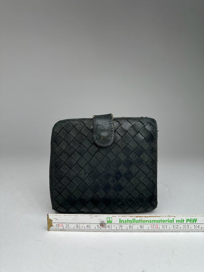 Vintage Bottega Veneta Leather Wallet black