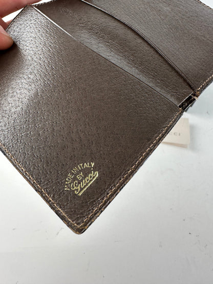 Vintage Gucci Leather Wallet Brown